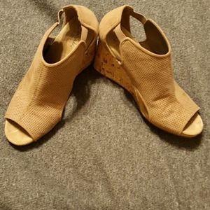 Open toe wedge